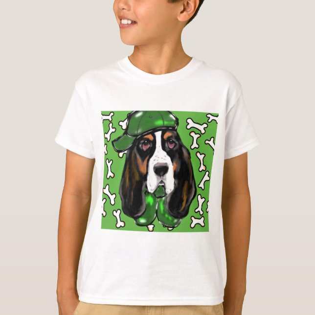 Basset Hound T-Shirt (Front)