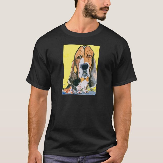 Basset Hound T-Shirt (Front)