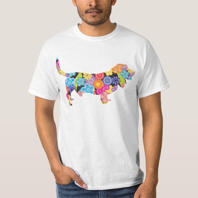 Basset Hound T-Shirt (Front)