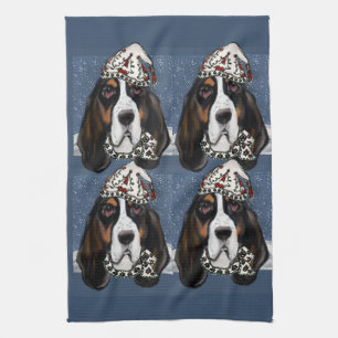 BASSET HOUND   TEA TOWEL