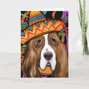 BASSET HOUND THANK YOU CARD
