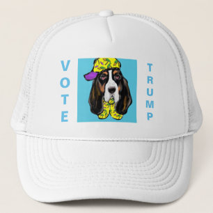 Basset Hound Trucker Hat
