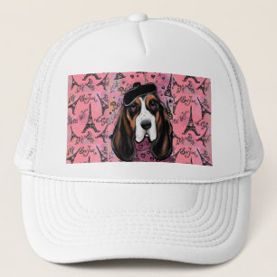 Basset Hound Trucker Hat