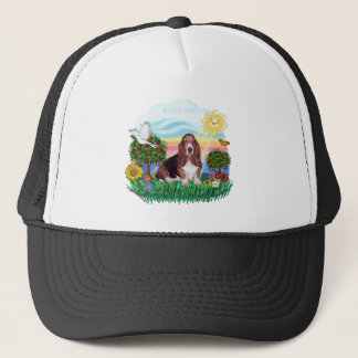 Basset Hound Trucker Hat