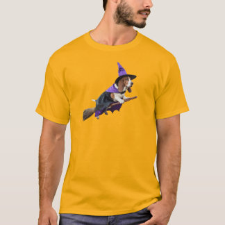 Basset Hound Witch T-Shirt