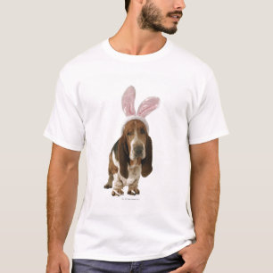 Basset hound with bunny ears T-Shirt