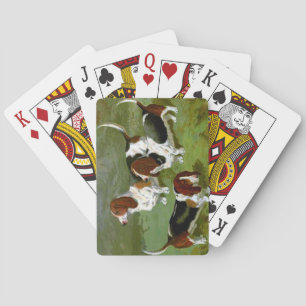 Basset Hounds Bicycle Playing Cards