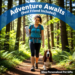 Basset Hound's Grayscale Floral Snooze Thermal Tumbler