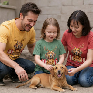 Basset Reindeer T-Shirt
