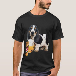 Basset Shares Beer Best Friend2 T-Shirt
