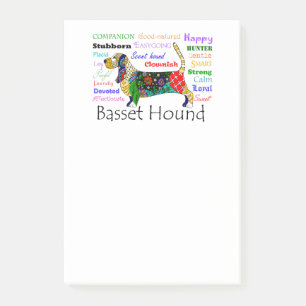 Basset Traits Post-It Notes
