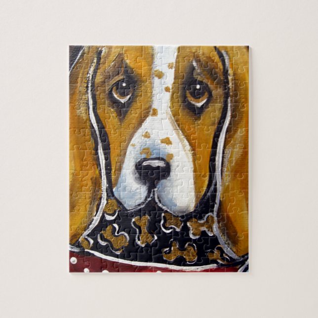 BASSETT HOUND CHEF JIGSAW PUZZLE (Vertical)