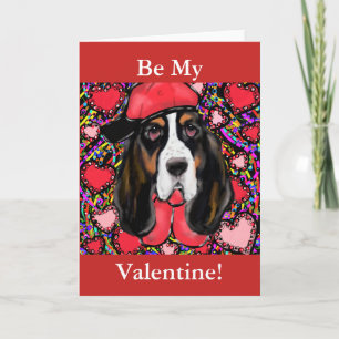 Bassett Hound Holiday Card