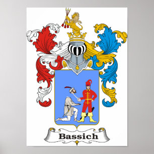 Bassich Family Hungarian Coat of Arms 10x15” Print