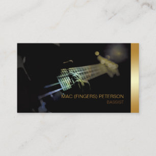 Bassist Bass Guitarist Musician Business Card