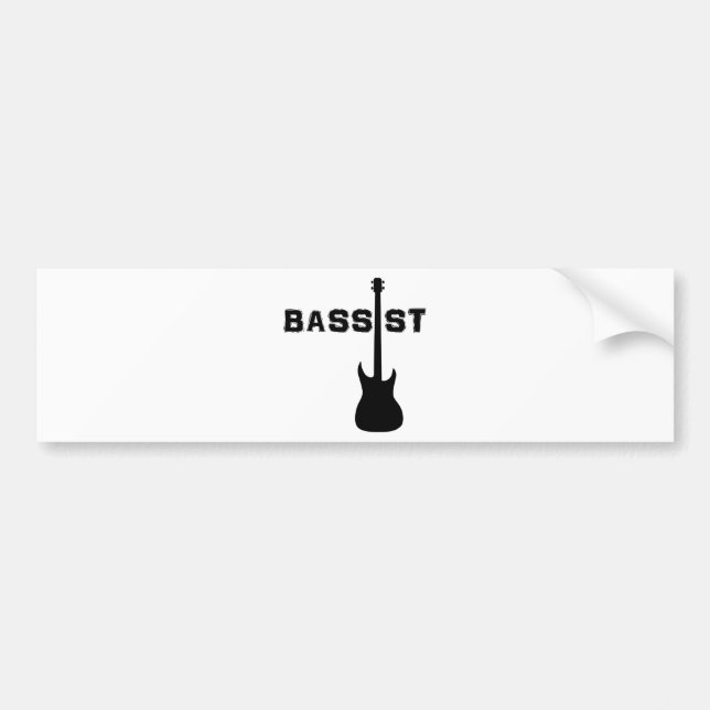 Bassist Bumper Sticker (Front)