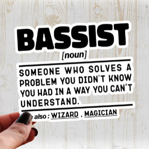 Bassist Noun Definition Bass Guitar Player Cool