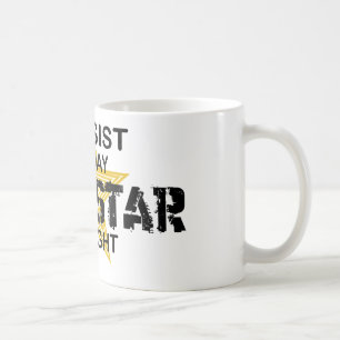 Bassist Rock Star by Night Coffee Mug