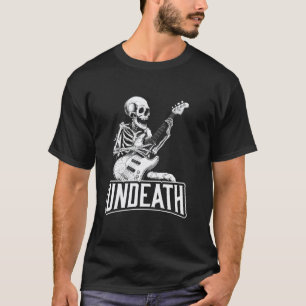 Bassist Skeleton - Musician Guitarist Bass Guitar T-Shirt
