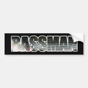 Bassman Bumper Sticker DARK