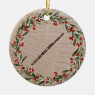 Bassoon Christmas Ornament Orchestra Music Gift