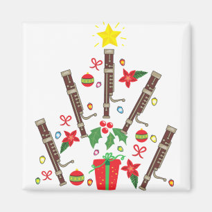 Bassoon christmas ornament tree women men magnet