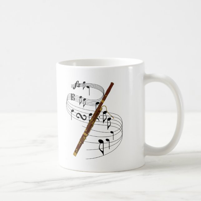 Bassoon Coffee Mug (Right)