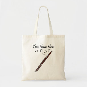 Bassoon Custom Tote Bag Bassoonist Musician Gift