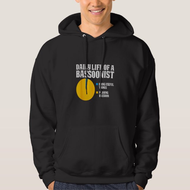 Bassoon Daily Life Of Bassoonist 1 Doing Things 2  Hoodie (Front)