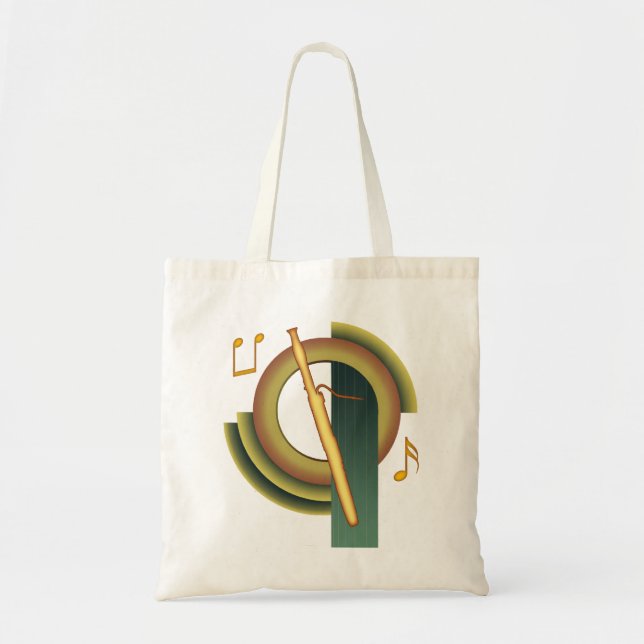 Bassoon Deco 1 Tote Bag (Front)