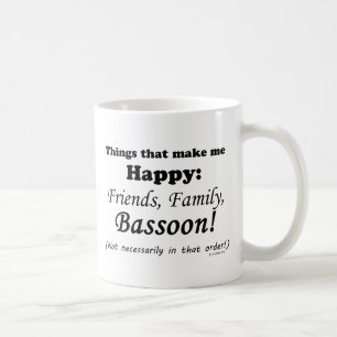 Bassoon Makes Me Happy Coffee Mug