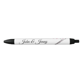 Bassoon Musician Custom Wedding Favour Gift Black Ink Pen