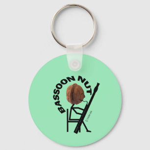 Bassoon Nut Key Ring