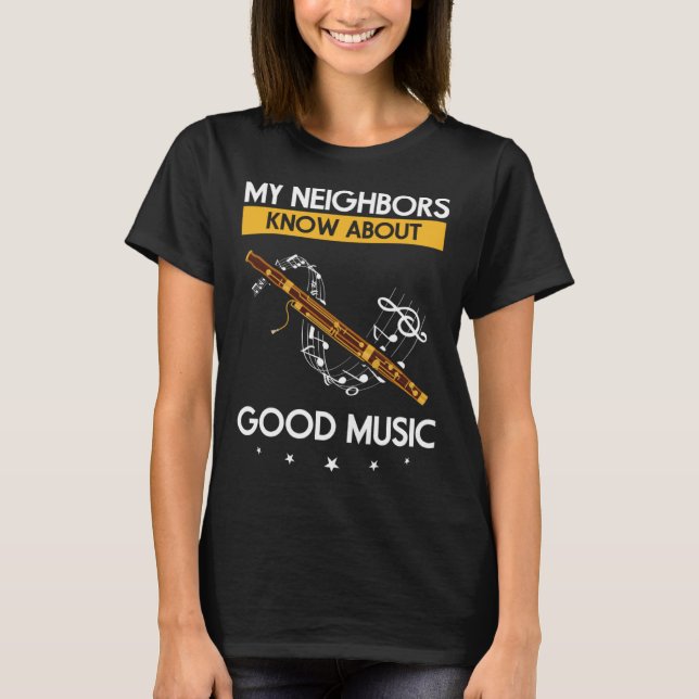 Bassoon Orchesta Quote for Bassoon Player 1 T-Shirt (Front)