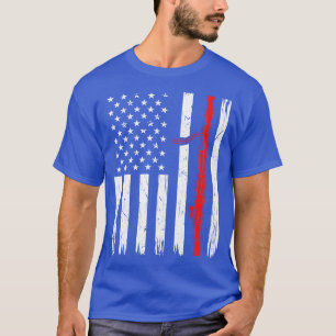 Bassoon Orchestra USA Flag Bassoonist T-Shirt