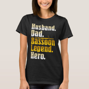 Bassoon Player Instrument for a Bassoonist T-Shirt