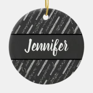 Bassoon Player Music Gift Custom Personalized Ceramic Ornament