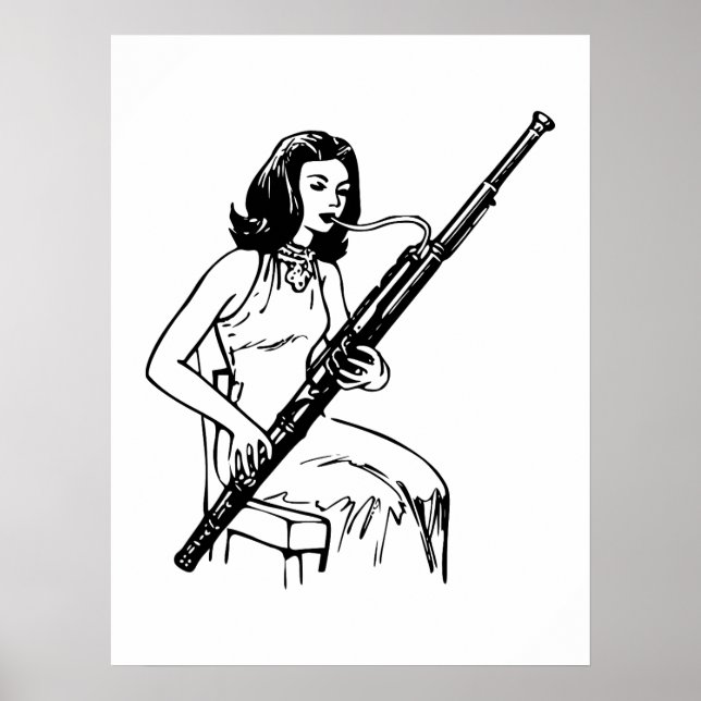 Bassoon Player Poster (Front)