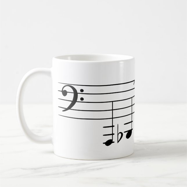 Bassoon Playing Range Coffee Mug (Left)