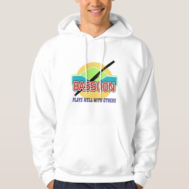 Bassoon Plays Well Hoodie (Front)