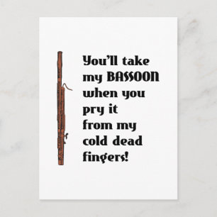 Bassoon Postcard