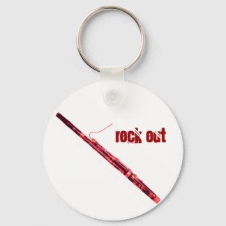 Bassoon Rock Out Keychain