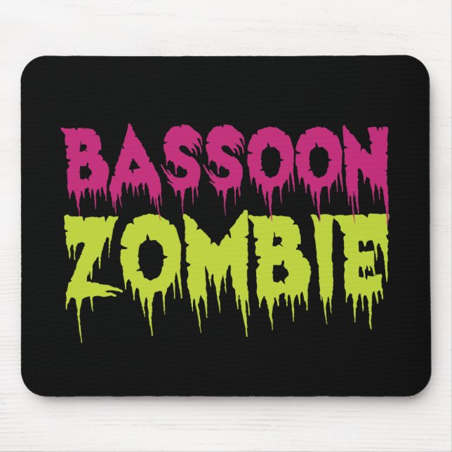 Bassoon Zombie Mouse Pad (Front)
