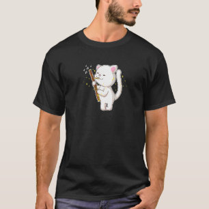 Bassoonist Music Orchestra Cat Playing Bassoon T-Shirt