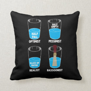 Bassoonist Water Orchestra Musician Bassoon Gift Cushion