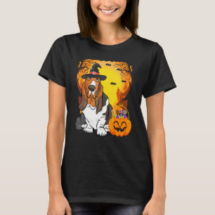 Basst Hund Dog With Halloween Costume Halloween T-Shirt