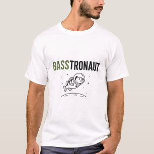 Basstronaut – Funny Bass Astronaut Pun T-Shirt
