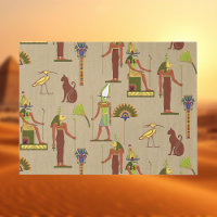 Bast, Osiris And Thoth