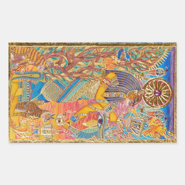 Bast Rectangular Sticker (Front)