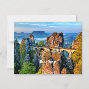 Bastei Bridge, Saxon, Switzerland Card